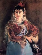 Portrait of Emilie Ambre in role of Carmen 1879